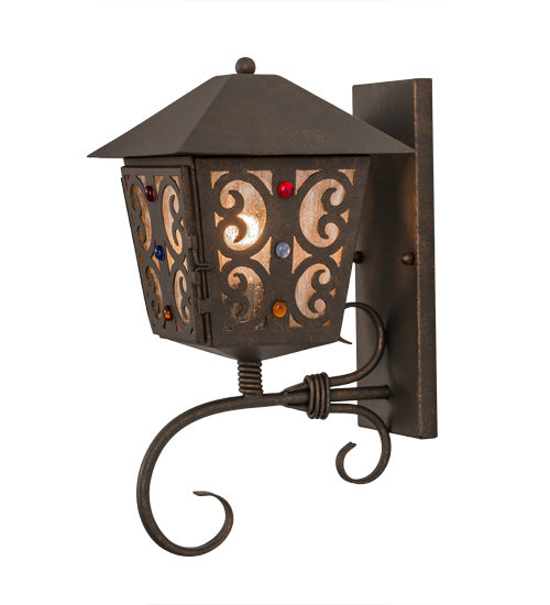 Meyda Tiffany 164817 One Light Wall Sconce, Gilded Tobacco