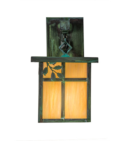 Meyda Tiffany 165199 One Light Wall Sconce, Verdigris