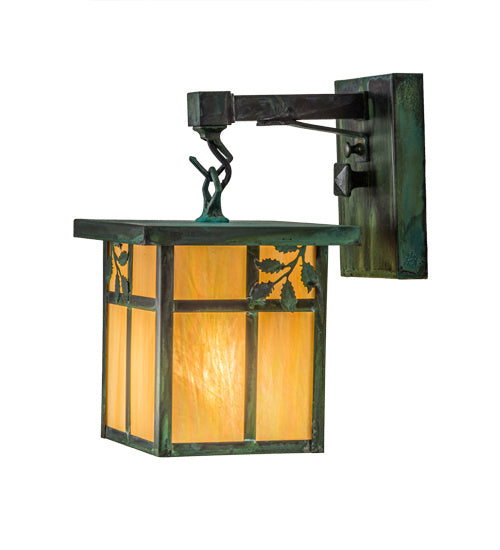 Meyda Tiffany 165199 One Light Wall Sconce, Verdigris