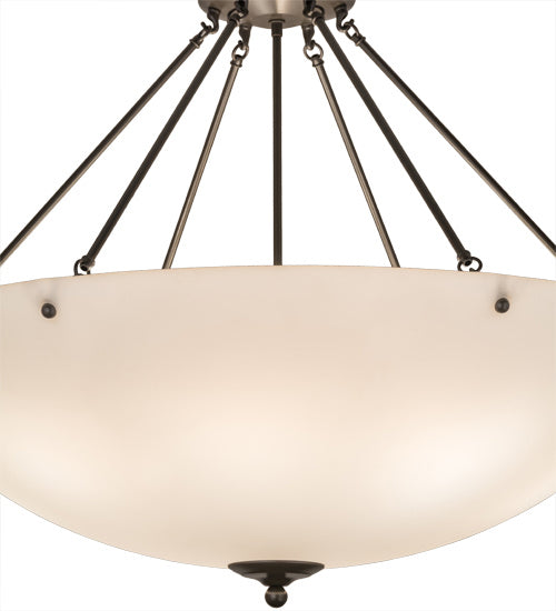 Meyda Tiffany 166080 Eight Light Pendant, Timeless Bronze