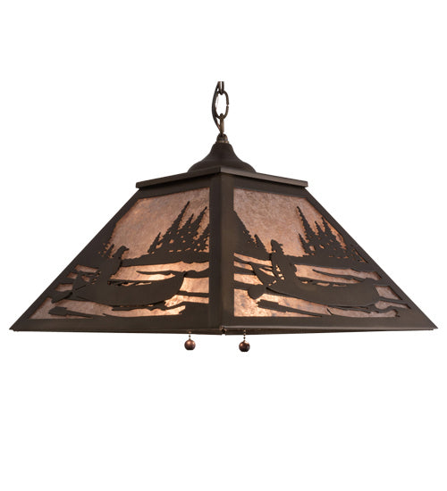 Meyda Tiffany 166329 Two Light Pendant, Antique Copper