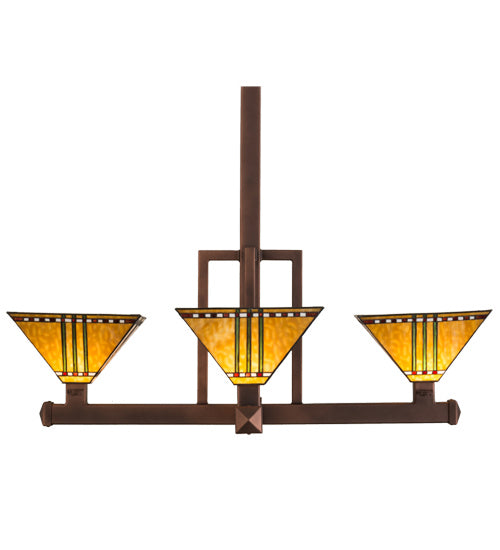 Meyda Tiffany 166979 Four Light Pendant, Cinnamon Coffee Metallic
