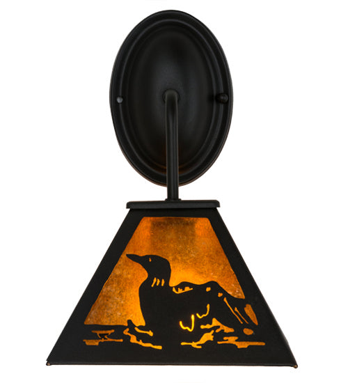 Meyda Tiffany 167356 One Light Wall Sconce, Textured Black