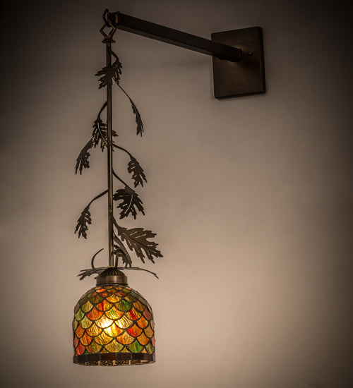 Meyda Tiffany 167468 One Light Wall Sconce, Antique Copper