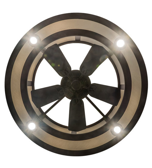 Meyda Tiffany 168023 Chandel-Air, Mahogany Bronze