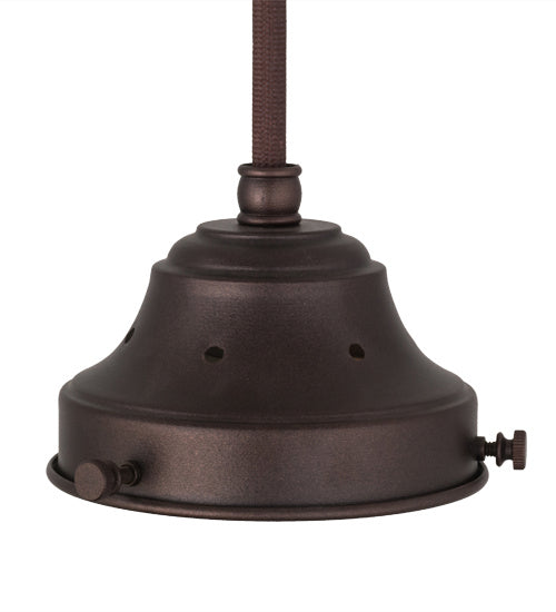 Meyda Tiffany 168509 One Light Pendant Hardware, Mahogany Bronze