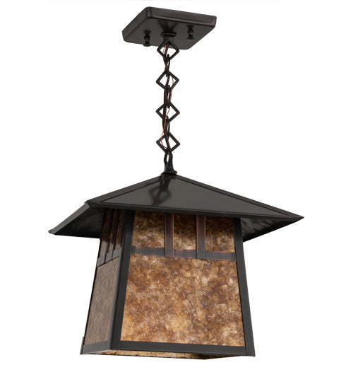 Meyda Tiffany 45605 One Light Pendant, Craftsman Brown