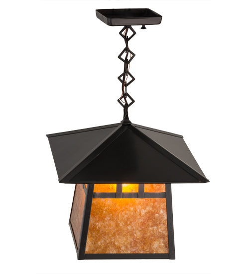 Meyda Tiffany 45605 One Light Pendant, Craftsman Brown