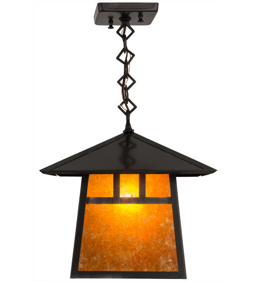 Meyda Tiffany 45605 One Light Pendant, Craftsman Brown