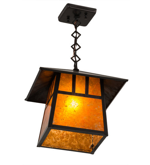 Meyda Tiffany 45605 One Light Pendant, Craftsman Brown