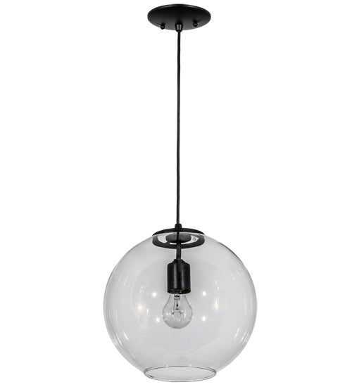 Meyda Tiffany 156348 One Light Pendant, Textured Black