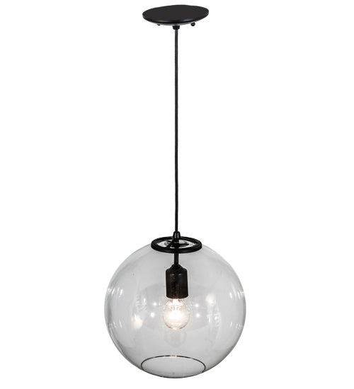 Meyda Tiffany 156348 One Light Pendant, Textured Black