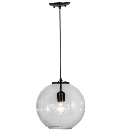 Meyda Tiffany 156348 One Light Pendant, Textured Black