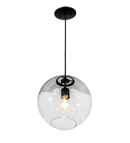 Meyda Tiffany 156348 One Light Pendant, Textured Black