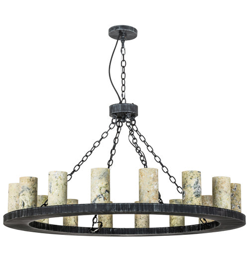 Meyda Tiffany 168321 16 Light Chandelier, Antique Irongate