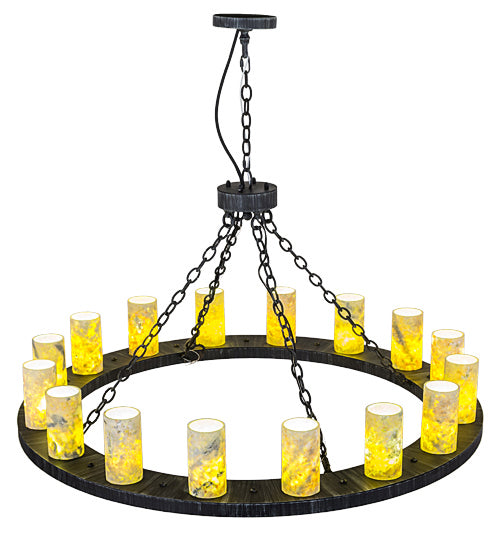 Meyda Tiffany 168321 16 Light Chandelier, Antique Irongate