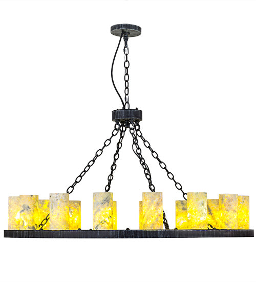 Meyda Tiffany 168321 16 Light Chandelier, Antique Irongate