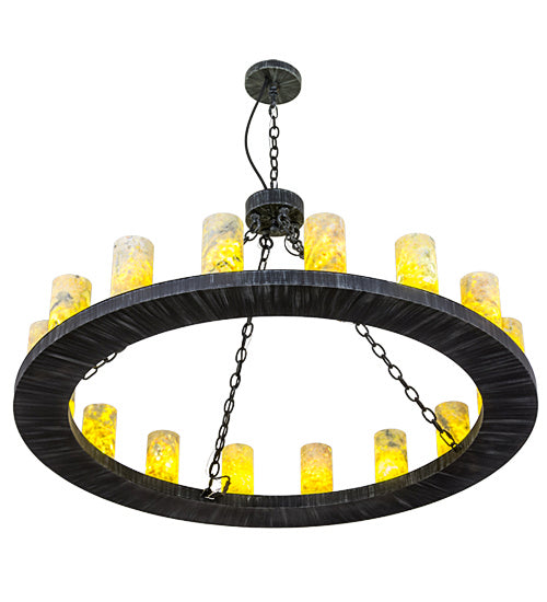 Meyda Tiffany 168321 16 Light Chandelier, Antique Irongate