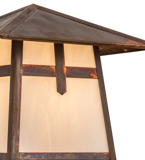 Meyda Tiffany 54680 One Light Post Mount, Vintage Copper