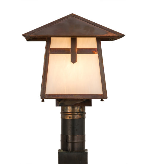 Meyda Tiffany 54680 One Light Post Mount, Vintage Copper