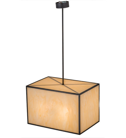 Meyda Tiffany 139165 Four Light Pendant, Chestnut