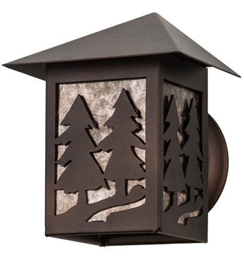 Meyda Tiffany 145187 One Light Wall Sconce, Mahogany Bronze