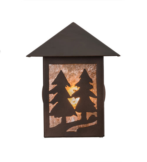 Meyda Tiffany 145187 One Light Wall Sconce, Mahogany Bronze