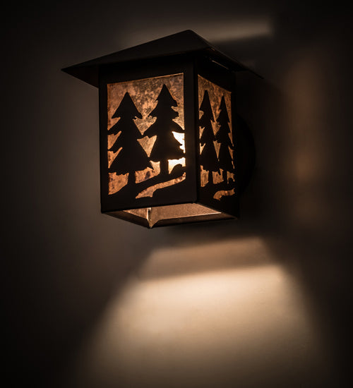 Meyda Tiffany 145187 One Light Wall Sconce, Mahogany Bronze