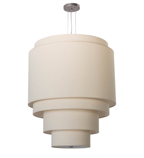 Meyda Tiffany 168312 Four Light Pendant, Nickel