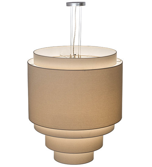 Meyda Tiffany 168312 Four Light Pendant, Nickel