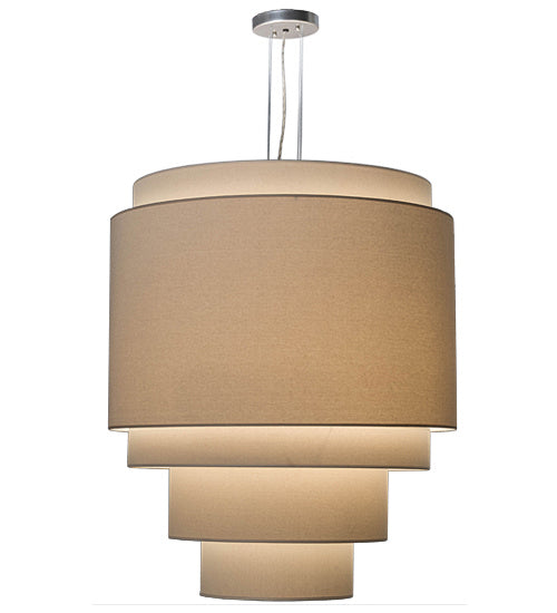 Meyda Tiffany 168312 Four Light Pendant, Nickel