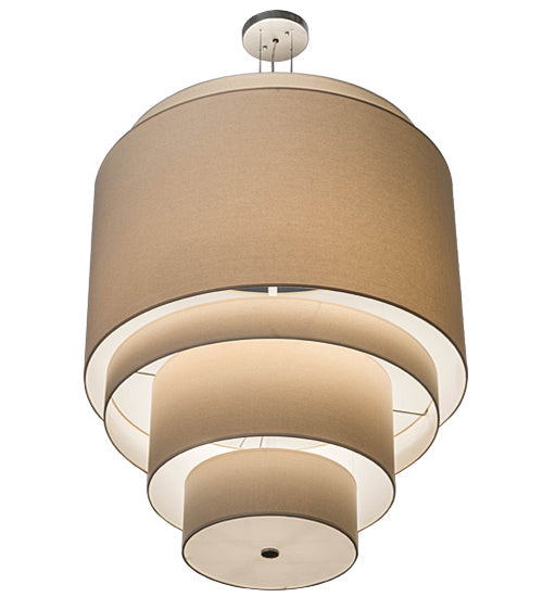 Meyda Tiffany 168312 Four Light Pendant, Nickel