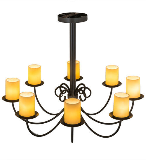 Meyda Tiffany 168314 Eight Light Chandelier, Timeless Bronze