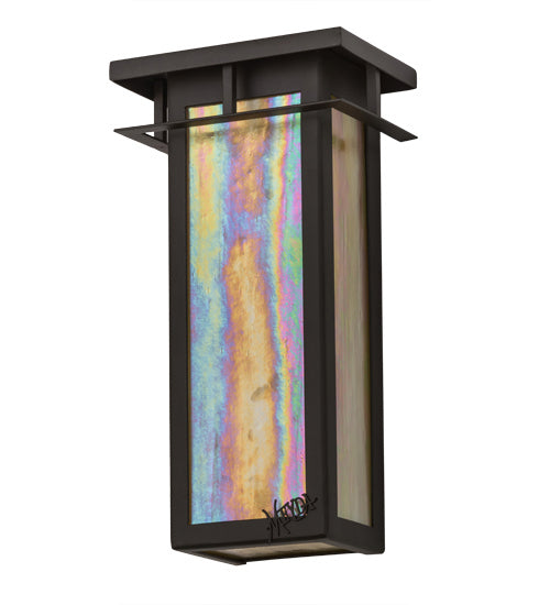 Meyda Tiffany 168886 One Light Wall Sconce, Oil Rubbed Bronze