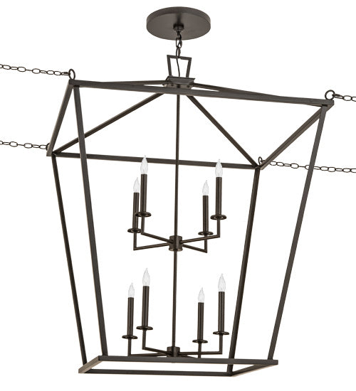 Meyda Tiffany 168937 Eight Light Pendant, Timeless Bronze