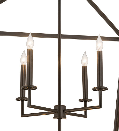 Meyda Tiffany 168937 Eight Light Pendant, Timeless Bronze
