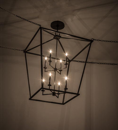 Meyda Tiffany 168937 Eight Light Pendant, Timeless Bronze