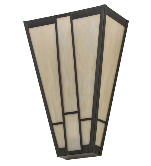 Meyda Tiffany 169066 One Light Wall Sconce, Craftsman Brown