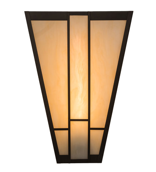 Meyda Tiffany 169066 One Light Wall Sconce, Craftsman Brown