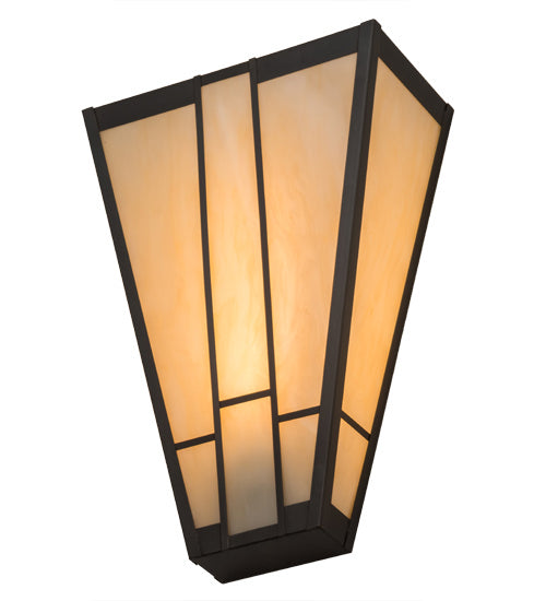 Meyda Tiffany 169066 One Light Wall Sconce, Craftsman Brown
