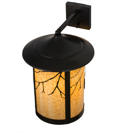 Meyda Tiffany 169208 One Light Wall Sconce, Craftsman Brown
