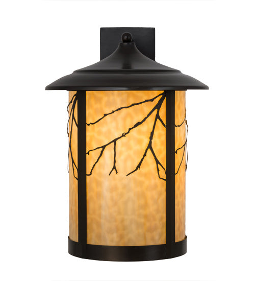 Meyda Tiffany 169208 One Light Wall Sconce, Craftsman Brown