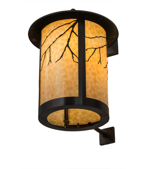 Meyda Tiffany 169208 One Light Wall Sconce, Craftsman Brown