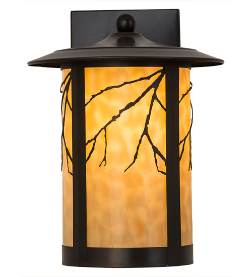 Meyda Tiffany 169210 One Light Wall Sconce, Craftsman Brown