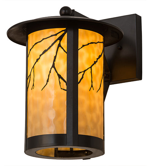 Meyda Tiffany 169210 One Light Wall Sconce, Craftsman Brown