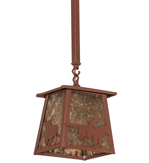 Meyda Tiffany 169617 One Light Pendant, Rust