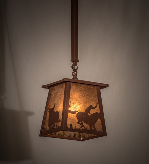 Meyda Tiffany 169617 One Light Pendant, Rust