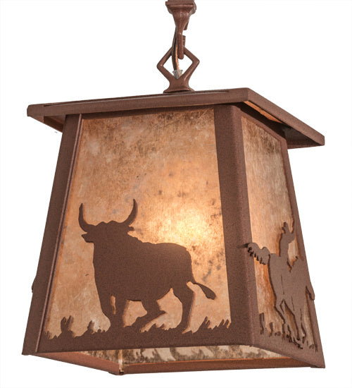 Meyda Tiffany 169620 One Light Pendant, Rust