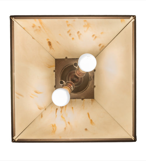 Meyda Tiffany 169952 Two Light Pendant, Cafe Noir