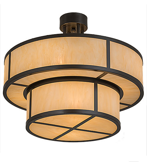 Meyda Tiffany 170542 Six Light Pendant, Timeless Bronze